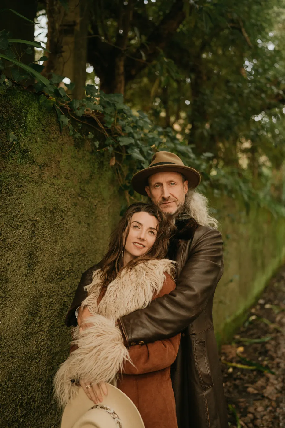 Steve and Amanda in the woods
