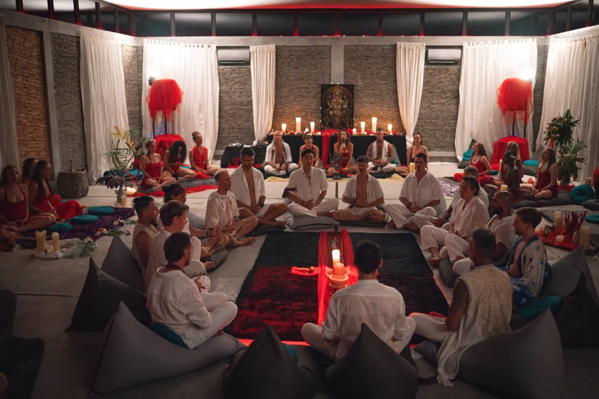 The Sacred Temple, men and women