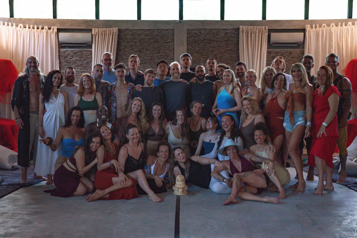 Everyone together at the close