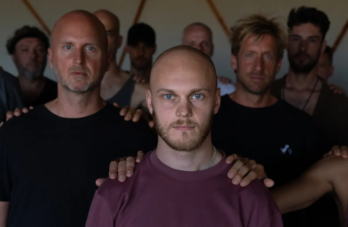 The men standing together